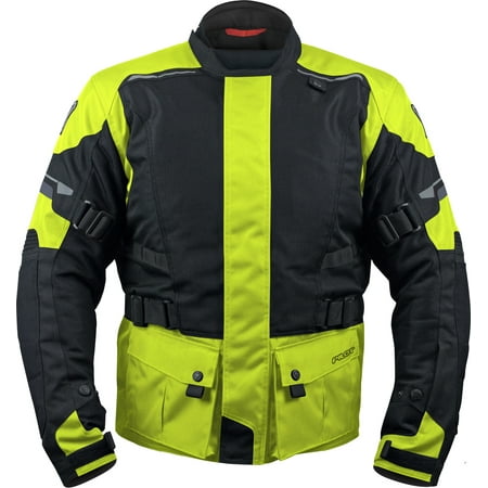 ELIPSOL AIR JACKET MOTORCYCLE ADVENTURE TOURING JACKET - HI-VIS, S
