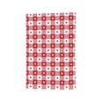 thumbnail image 6 of Wukai Red Plaid Daisy Print Garden Flag 12.5x18 Inch Double Sided Sun-resistant Rain-resistant, Wrinkle-resistant Colorfast(Only Flag), 6 of 7
