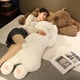 thumbnail image 3 of Peluche SNOWOLF, oso gigante pesado, 100 cm, de peluche blanco, 3 of 7