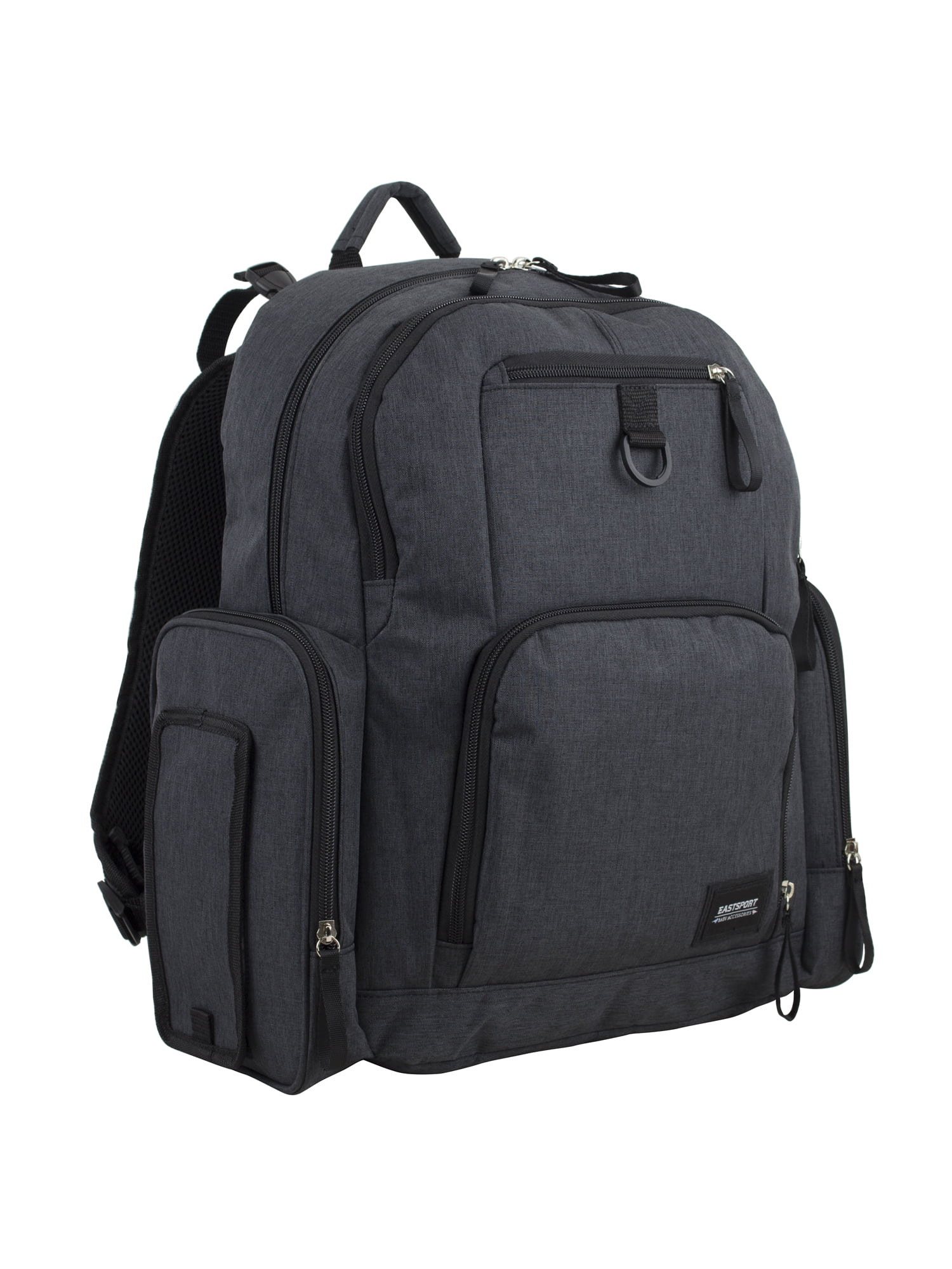 Eastsport Multi-Function Bond St. Large Diaper Backpack with Changing Pad, Dark Grey