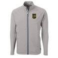 thumbnail image 2 of Men's-Cutter & Buck  Gray LAFC Adapt Eco Knit Hybrid Recycled Full-Zip Jacket, 2 of 3