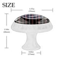 thumbnail image 4 of 4 Pcs Red Navy White Stripes Knobs for Kitchen Cabinet Cupboard Dresser Bookcase Drawer Pulls Handles Round Home Decor, 4 of 8