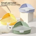 thumbnail image 2 of Rabbit Litter Box Bunny Toilet Triangle Potty Trainer Corner Large Bedding Box Pet Pan for Rabbits Chinchillas Ferrets Guinea Pigs Galesaurs, 2 of 7