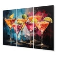 thumbnail image 2 of Designart "Confetti Cocktails IV" Food & Beverage Art Living Room Set, 2 of 5