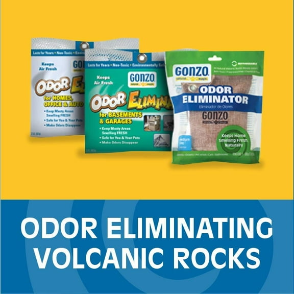 Gonzo Odor Eliminating Rocks for Homes - 6 Pack