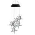 thumbnail image 1 of Worallymy Lámpara de carillón de viento con cambio de color de luz solar LED para exteriores luz colgante decorativa estrella Worallymy JD735801677, 1 of 7