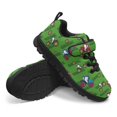 thumbnail image 3 of Pointodoor Green Tractors Shoes for Boys Breathable Trail Running Shoes for Kids Girls Lightweight Anti-Slip Sneakers Athletic Gym Tennis Sneakers with Single Buckle, 3 of 7