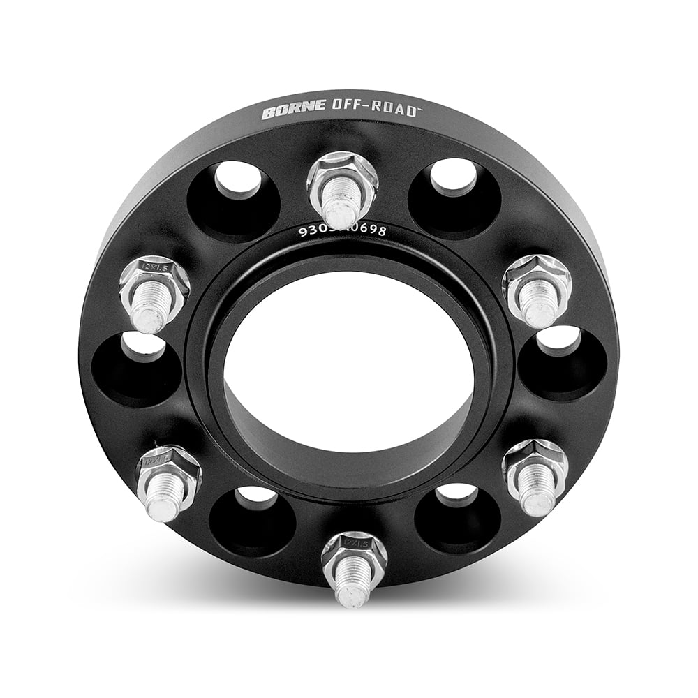 Borne Off-Road Wheel Spacers  6X139.7  78.1mm Center Bore  M14 X 1.5  1.00" Thick  Black