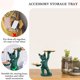thumbnail image 3 of Estatua de Resina DQrwqpou para Perro Bulldog con 2 Bandejas Metal Verde, 3 of 7