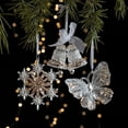 thumbnail image 4 of Adornos colgantes de copos de nieve transparentes para árbol de Navidad, colgante de acrílico, decoración navideña para el hogar, regalos de Navidad, Año Nuevo 2025, 4 of 5