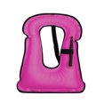thumbnail image 1 of Naiovety Chaleco adulto de la flotabilidad del chaleco salvavidas de la natación para la cinta fijada del poliéster del TP que se zambulle y Chalecos salvavidas y chalecos Rosa roja, 1 of 6