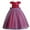 Burgundy, variant on Odeerbi Girls Dress Baby Girls Clothes Kids Dress Sleeveless Princess Dress Butterfly Sequin Mesh Dress Tufted Dress Hot Pink