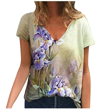 

gvdentm T-shirt Womens Tops V Neck Autumn Puff Sleeve Tshirts T-shirt Long Sleeve T Shirt Bra