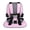 Light Pink, variant on Urgown Golf Cart Child Positioner, 5-Point Adjustable Safety Harness, Black