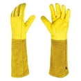 thumbnail image 2 of Guantes Jardinería Con Floral Guantelete Cuero Transpirable para Mujeres Y Hombres, 2 of 9