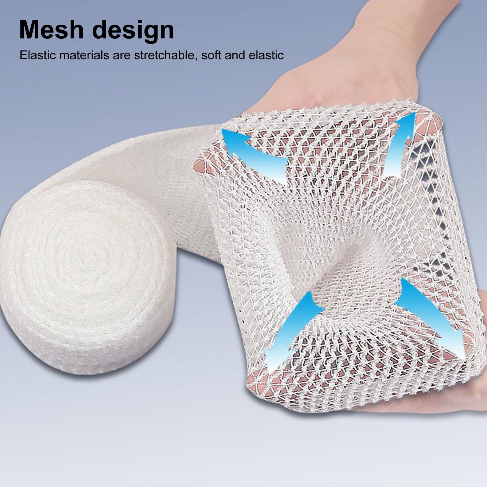 Sportteer Mesh Bandage Elastic Mesh Bandage Tubular Elastic Gauze Bandage  Breathable, Skin-Friendly, Elastic Net, Ideal for Wound Dressing and  Retainer Bandage - Walmart.com