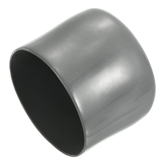 4pcs Rubber End Caps 53mm ID Vinyl Round Tube Bolt Cap Cover Protector Dark Grey