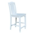 thumbnail image 6 of International Concepts Seaside Solid Wood Counter Height Stool, White, 6 of 10