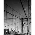 thumbnail image 2 of Highsmith, Carol 15x18 White Modern Wood Framed Museum Art Print Titled - Brooklyn Bridge New York, 2 of 4