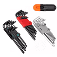 thumbnail image 1 of Juego De Llaves Allen Pulgadas Y Métricas 36 pcs, negro plata rojo, 1 of 5