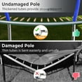 thumbnail image 5 of 12FT Trampoline with Basketball Hoop for Kids and Adults, SEGMART Upgrade Outdoor Trampoline with Safety Enclosure Net, Heavy Duty Backyard Trampoline with Ladder for Lawn Garden Yard, Bule, 5 of 10