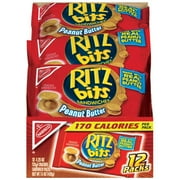 Nabisco Ritz Bits: Peanut Butter 12 Pk Cracker Sandwiches, 15 oz