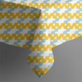 thumbnail image 6 of Christmas Square Tablecloth 42x42 Inch – Waterproof Polyester Printed Table Cover, Wrinkle Resistant & Washable for Kitchen Dining Picnic Party Decor, Single-v4-15, White, 6 of 6