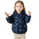 thumbnail image 2 of Parkas de manga larga para niños con estampado de invierno, capucha y orejas pequeñas, ligeras y finas, deportivas informales, cálidas y gruesas, chaquetas de plumón para niñas, parte superior de poli, 2 of 5