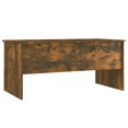 thumbnail image 3 of vidaXL Coffee Table Smoked Oak 102x50.5x46.5 cm Engineered Wood, 3 of 5