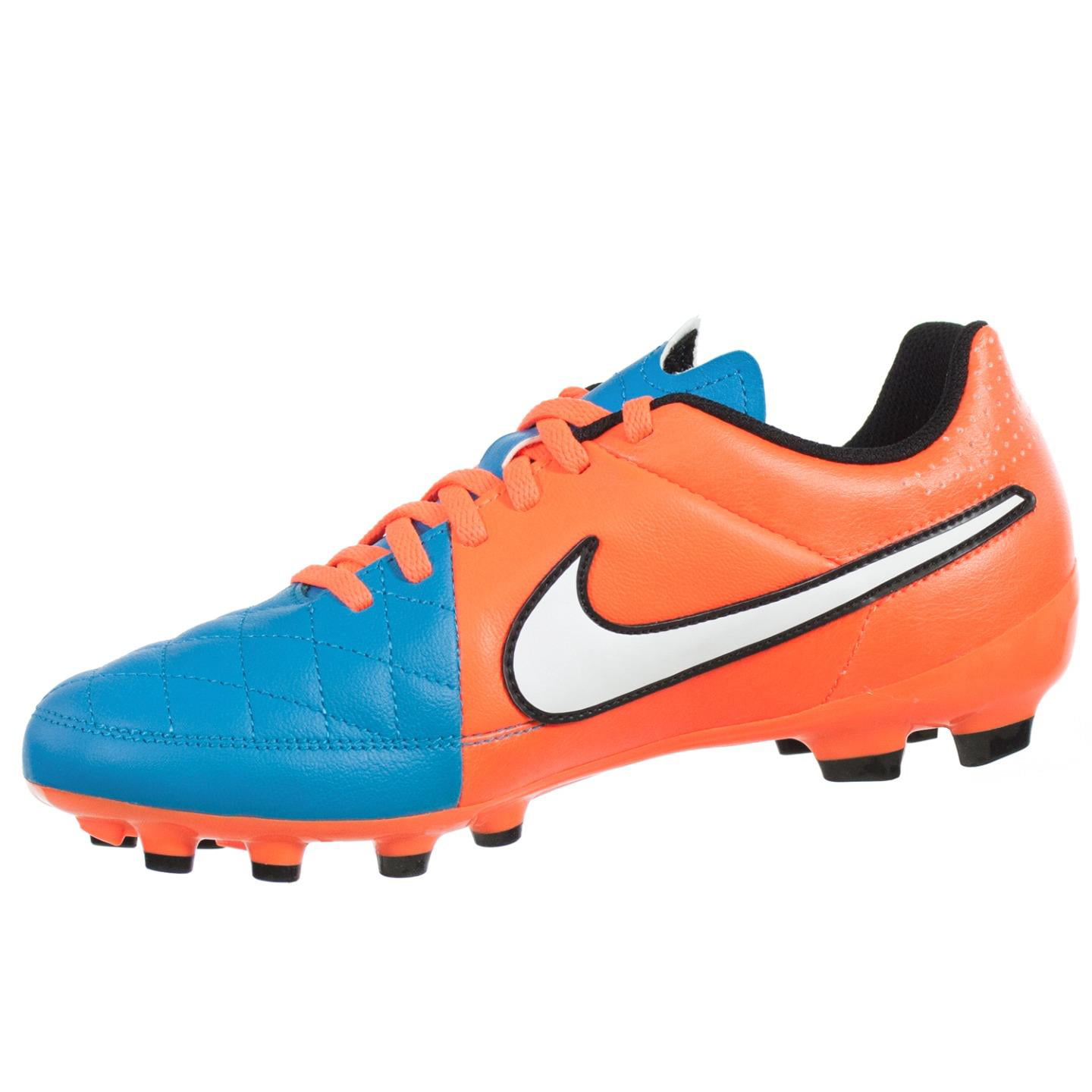 NIKE JR LEATHER FG Youth Soccer Cleat Turquoise White Crimson 5Y Walmart.com