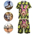thumbnail image 4 of Boys Bob's Burgers Short Sleeve Mesh T-Shirt And Shorts Outfit Set Summer Clothes Set for Kids, 4 of 7