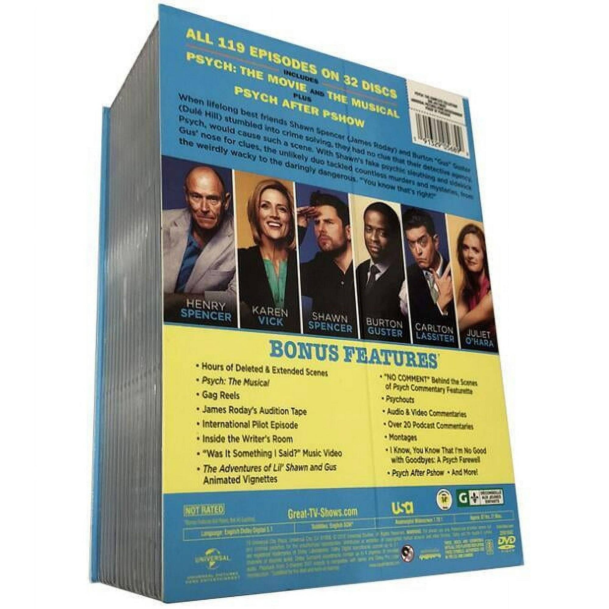 Psych: The Complete Collection (DVD) -English Only