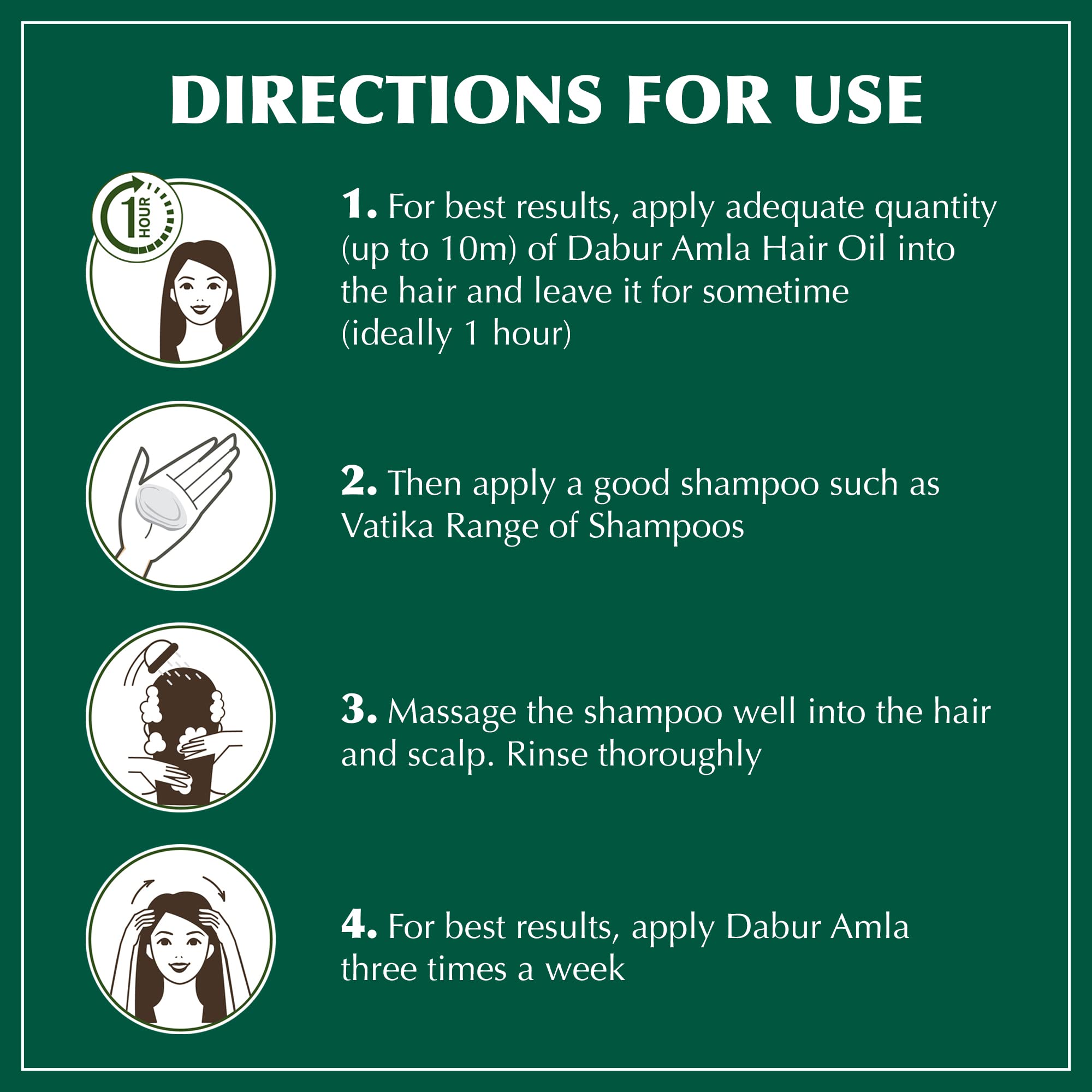 Dabur Amla Hair oil - Natural care for beautiful hair, 500ml - image 5 of 7
