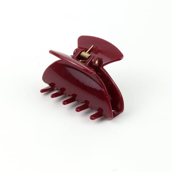 6 PC Burgundy Color Hair Claw Clip: the Ultimate in Hair Styling! Clips Girl Brand