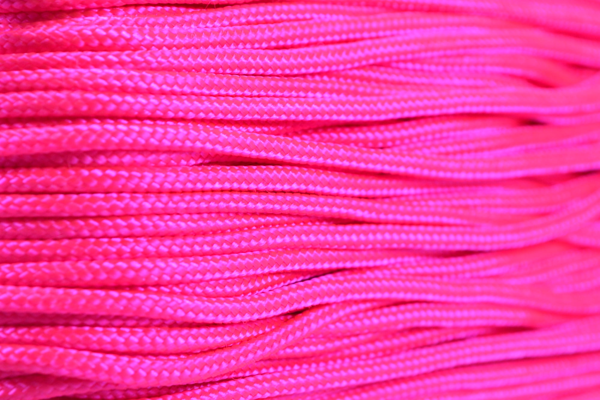 95 Cord - Neon Pink - Type 1 Cord - 100 Feet on Plastic Winder - Bored  Paracord Brand