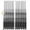 Black, variant on Beige White Stripes Blackout Curtains for Bedroom/Living Room, Pinch Pleated Black Out Curtains, Farmhouse Modern Gradient Lines Room Darkening Window Drapes with Hooks 2 Panels, 39"x70"