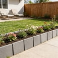 thumbnail image 4 of shyuyusa 5 Piece Imitation Stone Spliced Fence, Three Dimensional Stackable Enclosure for Backyard Garden Potted Plant Landscape Partition, 4 of 7