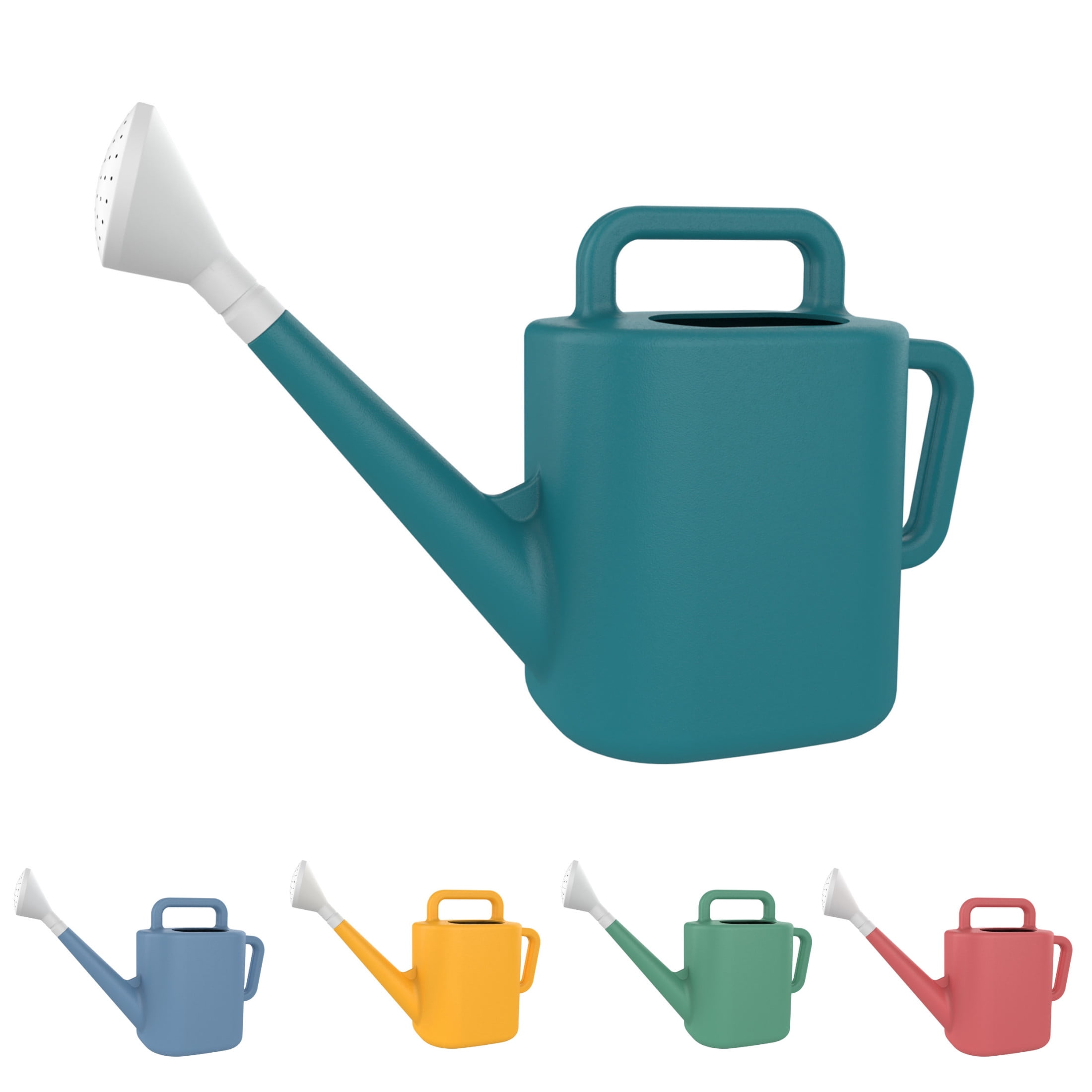 Expert Gardener 2 gal. Resin Watering Can, Teal Thunder