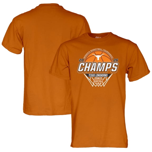 Unisex Blue 84 Texas Orange Texas Longhorns 2026 SEC Women's Basketball Tournament Champions Locker Room T-Shirt