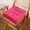 Pink, variant on 100Fens Chair Cushion Solid Color Seat Cushion Thickened Soft Corduroy Filled Chair Cushion Suitable For Kitchen Dining Chair Patio Cushion