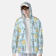 thumbnail image 2 of KLL Imprimé Chat Dessin Animé Hommes Femmes UPF 50+ Protection Solaire Veste à Capuche Manches Longues Pêche Randonnée Performance Chemise-Petite, 2 of 7