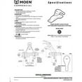 thumbnail image 2 of Moen Commercial M-Bition Single Handle Lavatory Centerset, Chrome Plated, 2 of 2