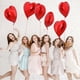 thumbnail image 4 of Set de globos TONIFUL de 30 piezas, corazones rojos de foil de 18", 4 of 6