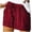 v#61Wine321, variant on Rggeeun Women'S Shorts Elastic Waist Solid Color Wide Leg Draping with Adjustable Tie & Large Plus Pockets Blend Breathable for Summer Evening Party Versatile Bottoms,Pink,Xl