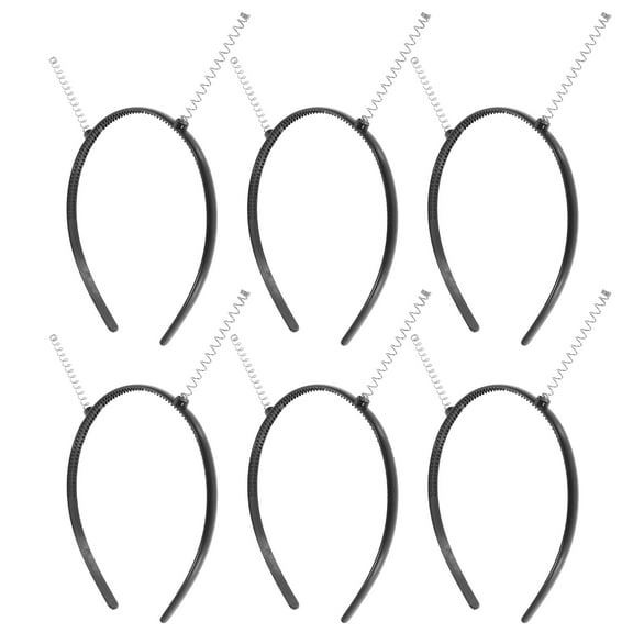 Craft Supplies For Making Headbands Diy Headband Frames Black Plastic 6Pcs