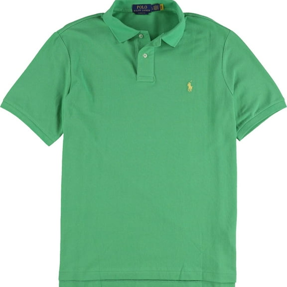 Ralph Lauren Mens Classic Fit Polo Shirt, Green, Small