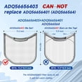 thumbnail image 2 of ADQ56656403 Dryer Lint Filter Screen Replacement Compatible With LG WashTowers & Dryer DLGX4201B DLGX4201W WKE100HVA, 11.2" * 10.9" Dryer Lint Filter Trap Screen Strainer 4960837 AP7012980 PS16546780, 2 of 7