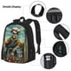 thumbnail image 3 of Easygdp Skeleton Chef BBQ Scene Mochila para Niños y Niñas con Set de Caja de Almuerzo y Estuche para Lápices 3 en 1, Mochila Escolar Estampada para Adolescentes, 3 of 7