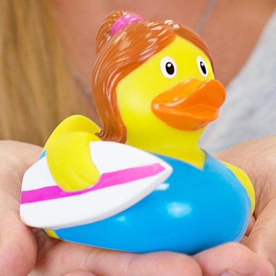 Surfer Girl Rubber Duck