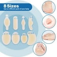 thumbnail image 3 of LotFancy Blister Bandages, 24 Blister Pads and 12 Acne Plaster, 8 Size Blister Cushion for Toe, Heel, 3 of 10